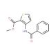 Methyl 3-(benzoylamino)-2-thiophenecarboxylate (CAS 79128-70-4) - chemical structure image