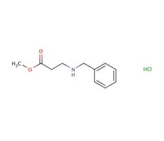 methyl 3-(benzylamino)propanoate hydrochloride - chemical structure image