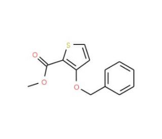 Methyl 3-(benzyloxy)-2-thiophenecarboxylate - chemical structure image