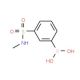 Methyl 3-boronobenzenesulfonamide (CAS 871329-75-8) - chemical structure image
