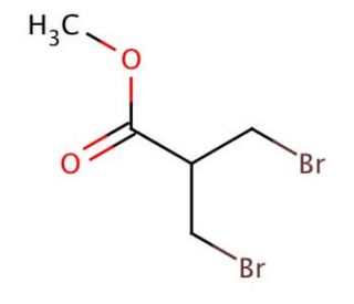 Methyl 3-bromo-2-(bromomethyl)propionate (CAS 22262-60-8) - chemical structure image