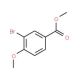 Methyl 3-bromo-4-methoxybenzoate (CAS 35450-37-4) - chemical structure image