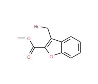 methyl 3-(bromomethyl)-1-benzofuran-2-carboxylate - chemical structure image