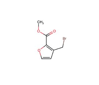 methyl 3-(bromomethyl)-2-furoate (CAS 23268-19-1) - chemical structure image