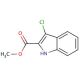 Methyl 3-chloro-1H-indole-2-carboxylate (CAS 220664-32-4) - chemical structure image