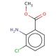 Methyl 3-chloro-2-aminobenzoate (CAS 77820-58-7) - chemical structure image