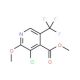 Methyl 3-chloro-2-methoxy-5-(trifluoromethyl)isonicotinate - chemical structure image