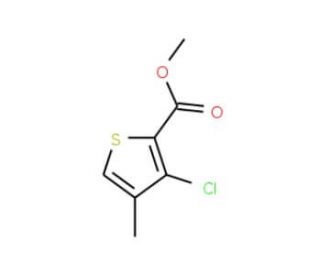Methyl 3-chloro-4-methylthiophene-2-carboxylate (CAS 175137-11-8) - chemical structure image