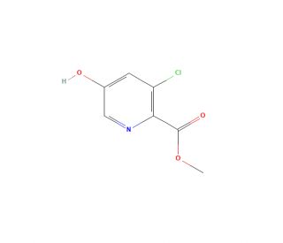 Methyl 3-chloro-5-hydroxypyridine-2-carboxylate (CAS 1256811-09-2) - chemical structure image