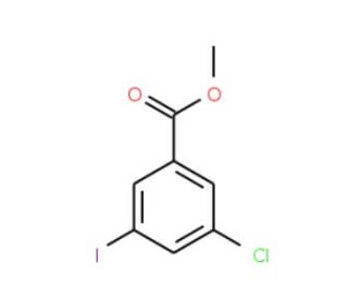 Methyl 3-chloro-5-iodobenzoate (CAS 289039-85-6) - chemical structure image