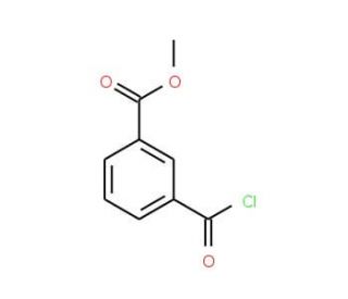 Methyl 3-(chlorocarbonyl)benzoate (CAS 3441-03-0) - chemical structure image