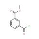 Methyl 3-(chlorocarbonyl)benzoate (CAS 3441-03-0) - chemical structure image