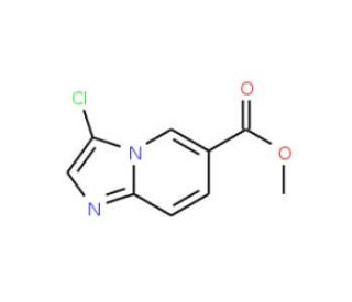 Methyl 3-chloroimidazo[1,2-a]pyridine-6-carboxylate - chemical structure image