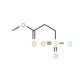 methyl 3-(chlorosulfonyl)propanoate (CAS 15441-07-3) - chemical structure image