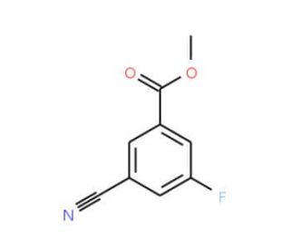 Methyl 3-Cyano-5-fluorobenzoate (CAS 886732-29-2) - chemical structure image