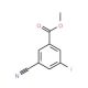 Methyl 3-Cyano-5-fluorobenzoate (CAS 886732-29-2) - chemical structure image