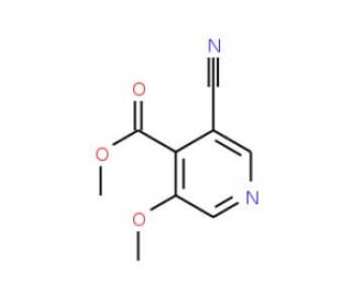 Methyl 3-cyano-5-methoxyisonicotinate - chemical structure image