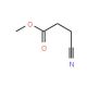 Methyl 3-cyanopropionate (CAS 4107-62-4) - chemical structure image