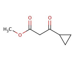 Methyl 3-cyclopropyl-3-oxopropionate - chemical structure image