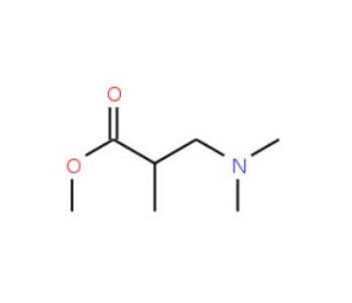 Methyl 3-dimethylamino-2-methylpropionate (CAS 10205-34-2) - chemical structure image