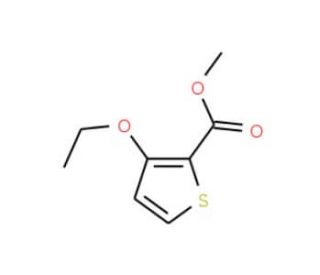 Methyl 3-ethoxythiophene-2-carboxylate (CAS 139926-22-0) - chemical structure image