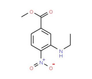Methyl 3-(ethylamino)-4-nitrobenzenecarboxylate - chemical structure image