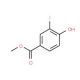 Methyl 3-fluoro-4-hydroxybenzoate (CAS 403-01-0) - chemical structure image