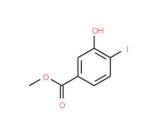 Methyl 3-hydroxy-4-iodobenzenecarboxylate (CAS 157942-12-6) - chemical structure image