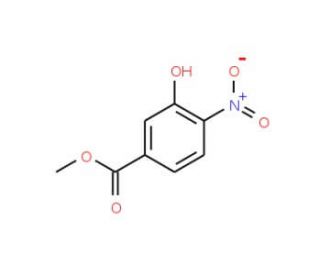 Methyl 3-hydroxy-4-nitrobenzoate (CAS 713-52-0) - chemical structure image