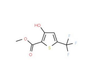 Methyl 3-Hydroxy-5-trifluoromethylthiophene-2-carboxylate (CAS 157162-16-8) - chemical structure image