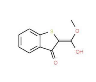 Methyl 3-hydroxybenzo[b]thiophene-2-carboxylate (CAS 13134-76-4) - chemical structure image