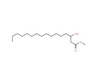 Methyl 3-Hydroxyhexadecanoate (CAS 51883-36-4) - chemical structure image