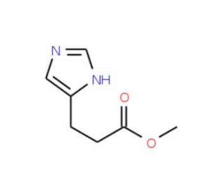 Methyl 3-(Imidazol-4-yl) Propionate (CAS 31434-93-2) - chemical structure image