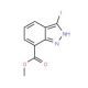 Methyl 3-iodo-1H-indazole-5-carboxylate (CAS 885271-25-0) - chemical structure image