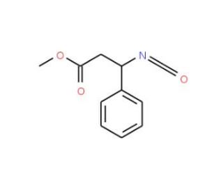 Methyl 3-isocyanato-3-phenylpropanoate - chemical structure image