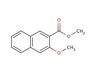 Methyl 3-methoxy-2-naphthoate (CAS 13041-60-6) - chemical structure image