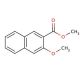 Methyl 3-methoxy-2-naphthoate (CAS 13041-60-6) - chemical structure image