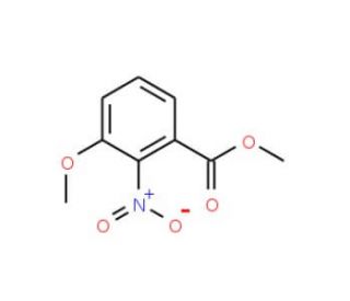 Methyl 3-methoxy-2-nitrobenzoate (CAS 5307-17-5) - chemical structure image