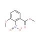 Methyl 3-methoxy-2-nitrobenzoate (CAS 5307-17-5) - chemical structure image