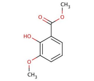 Methyl 3-methoxysalicylate (CAS 6342-70-7) - chemical structure image