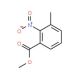 Methyl 3-methyl-2-nitrobenzoate (CAS 5471-82-9) - chemical structure image