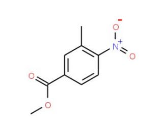Methyl 3-methyl-4-nitrobenzoate (CAS 24078-21-5) - chemical structure image