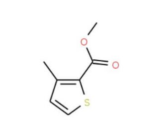Methyl 3-methyl-thiophene-2-carboxylate (CAS 81452-54-2) - chemical structure image