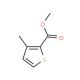Methyl 3-methyl-thiophene-2-carboxylate (CAS 81452-54-2) - chemical structure image