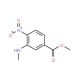 Methyl 3-(methylamino)-4-nitrobenzenecarboxylate - chemical structure image