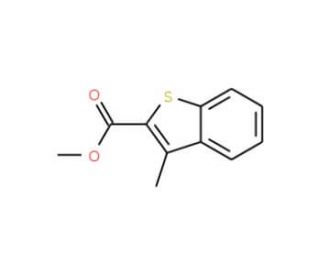 Methyl 3-methylbenzo[b]thiophene-2-carboxylate (CAS 3133-81-1) - chemical structure image