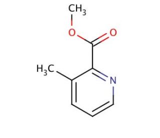 Methyl 3-methylpyridine-2-carboxylate (CAS 59718-84-2) - chemical structure image