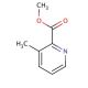 Methyl 3-methylpyridine-2-carboxylate (CAS 59718-84-2) - chemical structure image