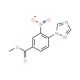 Methyl 3-nitro-4-(1H-1,2,4-triazol-1-yl)-benzenecarboxylate - chemical structure image