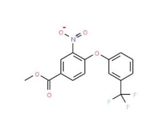 Methyl 3-nitro-4-[3-(trifluoromethyl)phenoxy]benzoate - chemical structure image